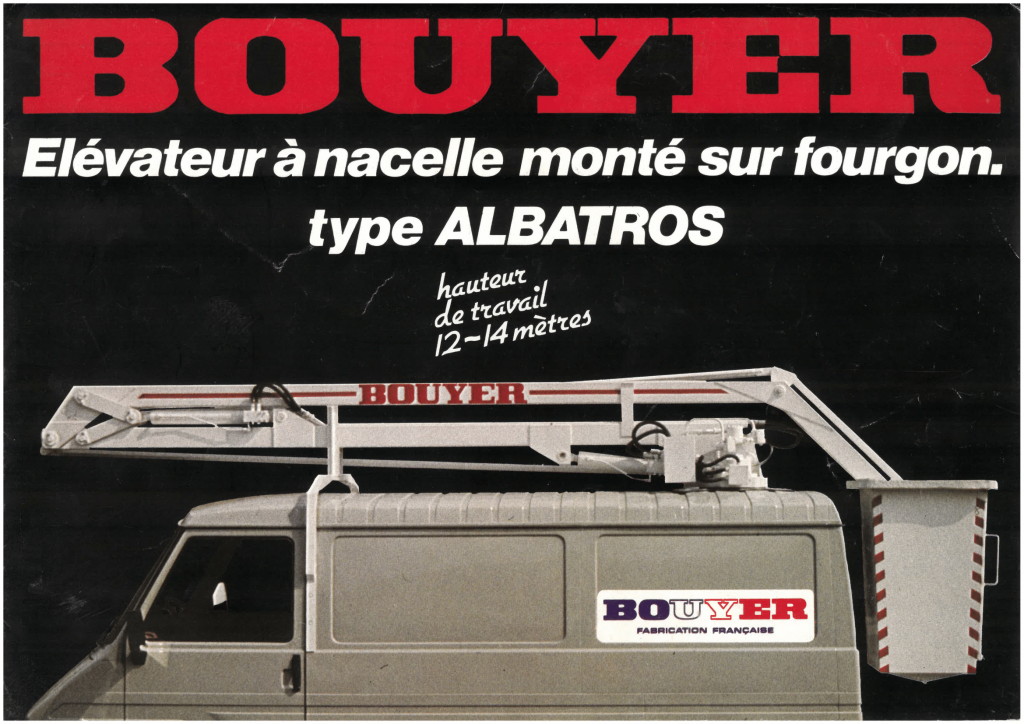 Bouyer advertising for the Albatros
