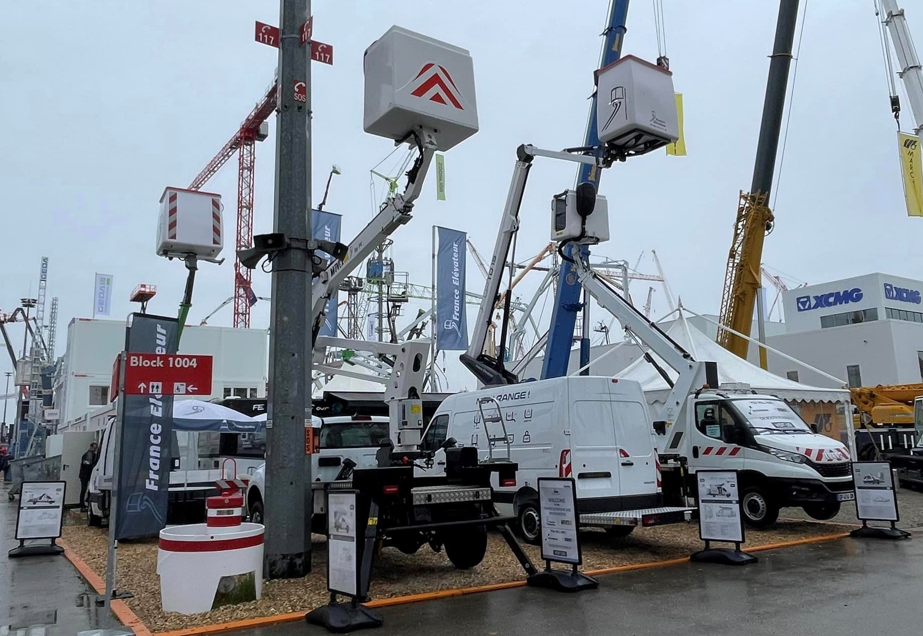 France Elévateur et Movex présents au salon Bauma 2022