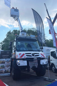 Nacelle france Elévateur 182 TPM montée sur UNIMOG